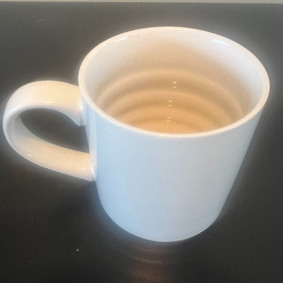 NWT OPALHOUSE Letter "J ” Monogram Initial Purple & Metallic Gold Ribbed Mug - Picture 5 of 7